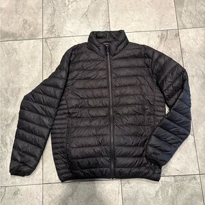 Hawke & Co Men's Quilted Black Puffer Jacket